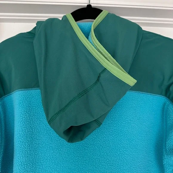 Cotopaxi Abrazo Hooded Full-Zip Fleece Jacket Greenery & Poolside Size Large‎ - Picture 10 of 15